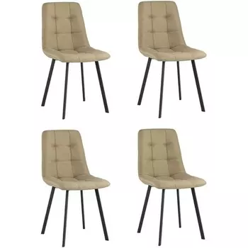 Стул Chilly рогожка бежевый 4 шт. Stool Group (арт.УТ000037229)