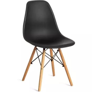 Стул CINDY (EAMES) (mod. 001) / 1 шт. в упаковке (Дерево бук,Металл,Пластик /Черный) Tetchair