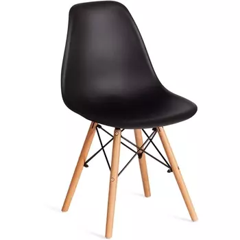 Стул CINDY (EAMES) (mod. 1801) / 2 шт. в упаковке Tetchair (Дерево бук,Металл,Пластик/Черный) арт.24423