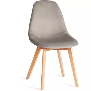 Стул CINDY SOFT (mod. C1021F1-1) / 1 шт. в упаковке (Велюр,Дерево бук /Светло-серый) Tetchair