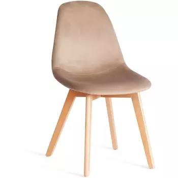 Стул CINDY SOFT (mod. C1021F1-1) / 1 шт. в упаковке (Велюр,Дерево бук /Коричневый) Tetchair