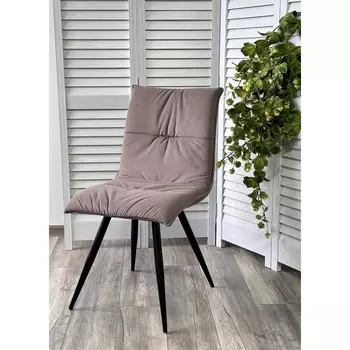 Стул CIRA VT7002-4 Тауп, без пальчиковый велюр/ черный каркас M-City 629M04983 (4 шт.)