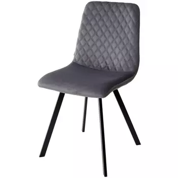 Стул BLUVEL-14 GREY, велюр M-City DAIQUIRI 628B14BLK