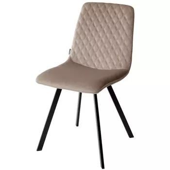 Стул BLUVEL-40 BEIGE, велюр M-City DAIQUIRI 628B40BLK
