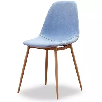 Стул DC-350 голубой/дерево ESF 3052-4 blue/wood