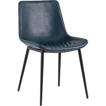 Стул Stool Group Деймон экокожа тёмно-синий УТ000036397