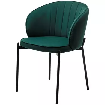 Стул ДЕНИ, цвет Изумрудный, велюр / черный каркас M-City 464M05078