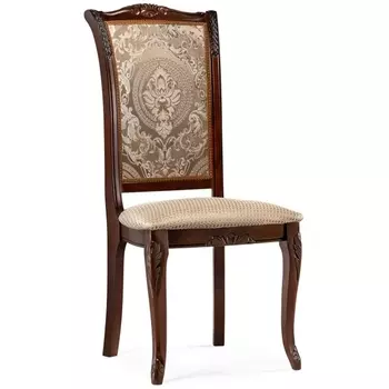 Деревянный стул Woodville Керия бежевый / вишня 499601