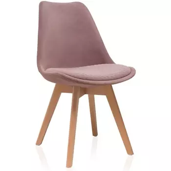 Деревянный стул Woodville Bonuss light purple / wood 15322