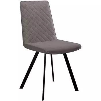 Стул DikLine 202 микровелюр V10 капучино, ножки черные 00-00053714 Dikline