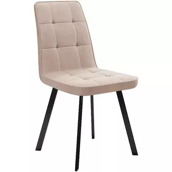Стул DikLine 207 B03 BEIGE, ножки черные Dikline