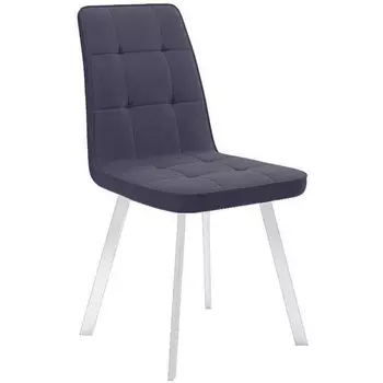 Стул DikLine 207 B28 ANTRACITE, ножки белые 00-00060163 Dikline