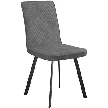 Стул DikLine 208 AN15 серый, ножки черные арт.00-00077690 Dikline