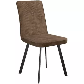 Стул DikLine 208 AN19 шоколад, ножки черные арт.00-00077693 Dikline