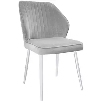 Стул DikLine 222М B22 GREY, ножки белые Dikline