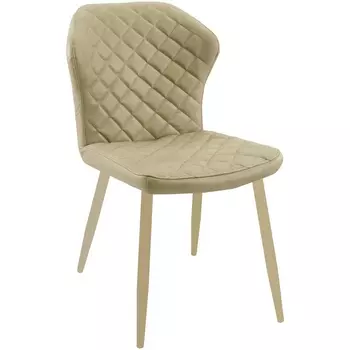 Стул DikLine 239М кож/зам BEIGE, ножки BEIGE 00-00063465 Dikline