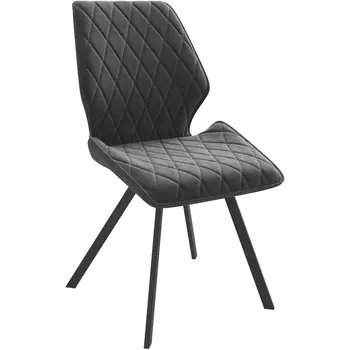 Стул DikLine 242PRO B28 ANTRACITE, ножки черные 00-00070731 Dikline