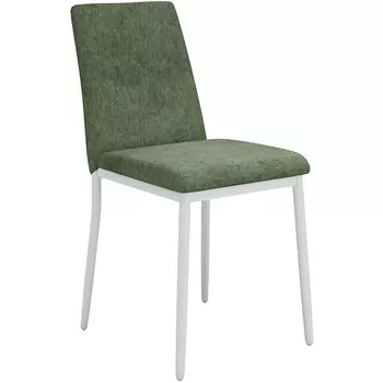 Стул DikLine 270 SB1 зеленый, ножки белые арт.00-00077172 Dikline
