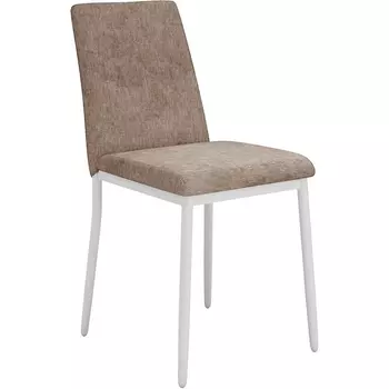 Стул DikLine 270 SB4 бежевый, ножки белые арт.00-00076718 Dikline