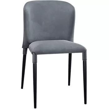 Стул DikLine 275 C56 серый, ножки черные Dikline