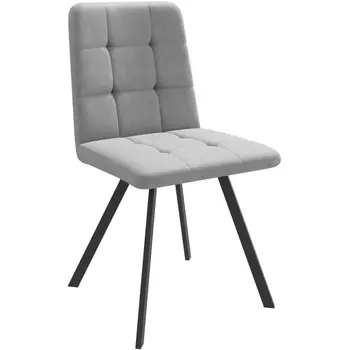 Стул DikLine 281PRO B22 GREY, ножки черные 00-00070714 Dikline