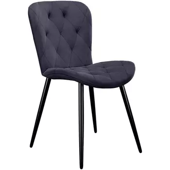 Стул DikLine 303 B28 ANTRACITE, ножки черные Dikline