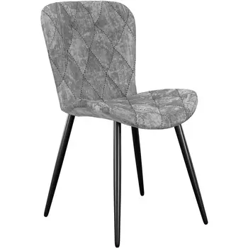 Стул DikLine 303 M13 светло-серый, ножки черные арт.00-00073894 Dikline