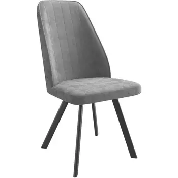 Стул DikLine 326PRO B22 GREY, ножки черные 00-00070741 Dikline