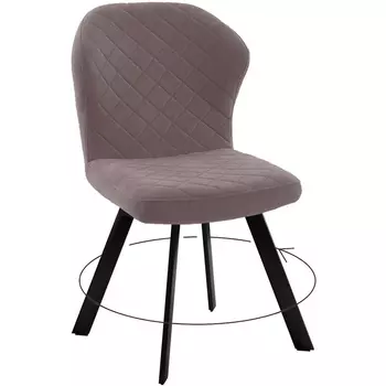 Стул DikLine 339 поворотный B5 LATTE, ножки черные Dikline