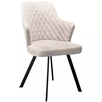 Стул DikLine 345 C103 крем, ножки черные арт.00-00076164 Dikline