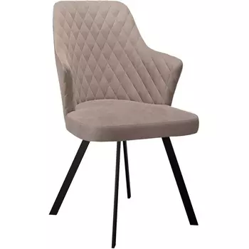 Стул DikLine 345 K4 капучино, ножки черные арт.00-00076162 Dikline