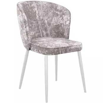 Стул DikLine 347 M02 бежевый, ножки белые арт.00-00073758 Dikline