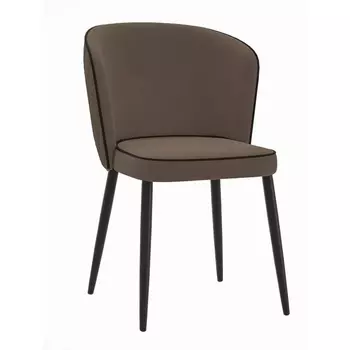 Стул DikLine 347 микровелюр E 09 капучино, ножки черные 00-00069498 Dikline