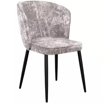 Стул DikLine 347 микровелюр M02 бежевый, ножки черные Dikline