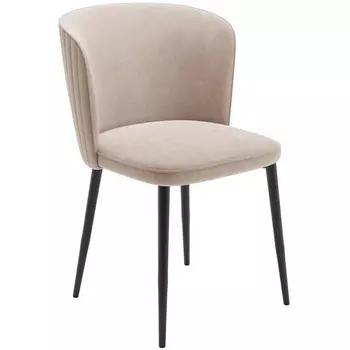 Стул DikLine 347PRO B03 BEIGE, ножки черные 00-00070665 Dikline