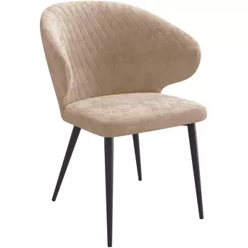 Стул DikLine 355PRO B03 BEIGE, ножки черные 00-00070744 Dikline