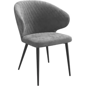 Стул DikLine 355PRO B22 GREY, ножки черные 00-00070746 Dikline