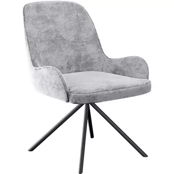 Стул DikLine 402 N84 св.серый, ножки черные арт.00-00073151 Dikline