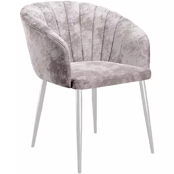 Стул DikLine 441 M02 бежевый, ножки белые арт.00-00073880 Dikline