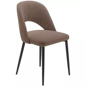 Стул DikLine 448 B5 LATTE, ножки черные 00-00070669 Dikline