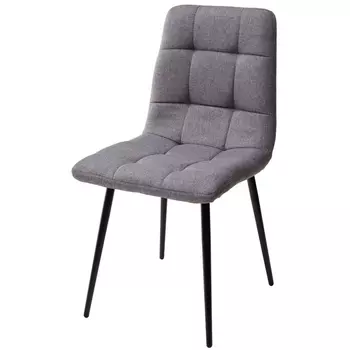 Стул ДИЛАН, цвет серый, ткань / черный каркас (M-City)