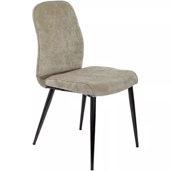 Стул для кухни KF-3 песочный металл черный на ножках (KF-3/LT21) Бюрократ KF-3/LT21