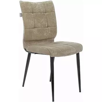 Стул для кухни KF-4 песочный металл черный на ножках (KF-4/LT21) Бюрократ KF-4/LT21