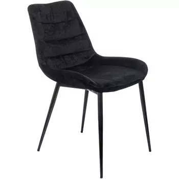 Стул для кухни Бюрократ KF-6 черный Light 20 металл черный на ножках (KF-6/LT20)