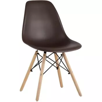 Стул Stool Group Eames DSW коричневый УТ000000653