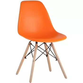 Стул Stool Group Eames DSW оранжевый УТ000000654