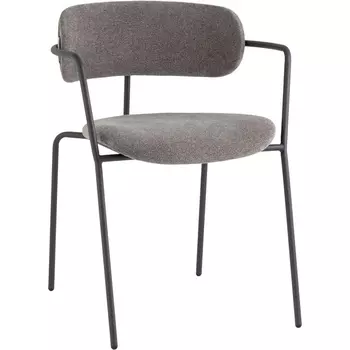 Стул Дженни букле Темно-серый каркас антрацитово-серый муар Stool Group (арт.УТ000039184)