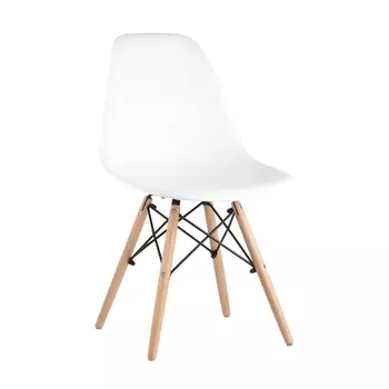 Стул Eames Style DSW белый (разборный каркас) Stool Group арт.УТ000036423