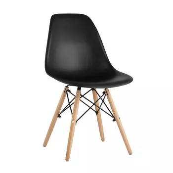 Стул Eames Style DSW черный (разборный каркас) Stool Group арт.УТ000037601