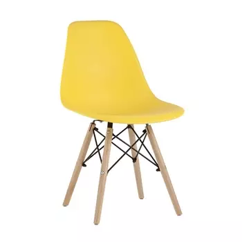 Стул Eames Style DSW желтый (разборный каркас) Stool Group арт.УТ000037590